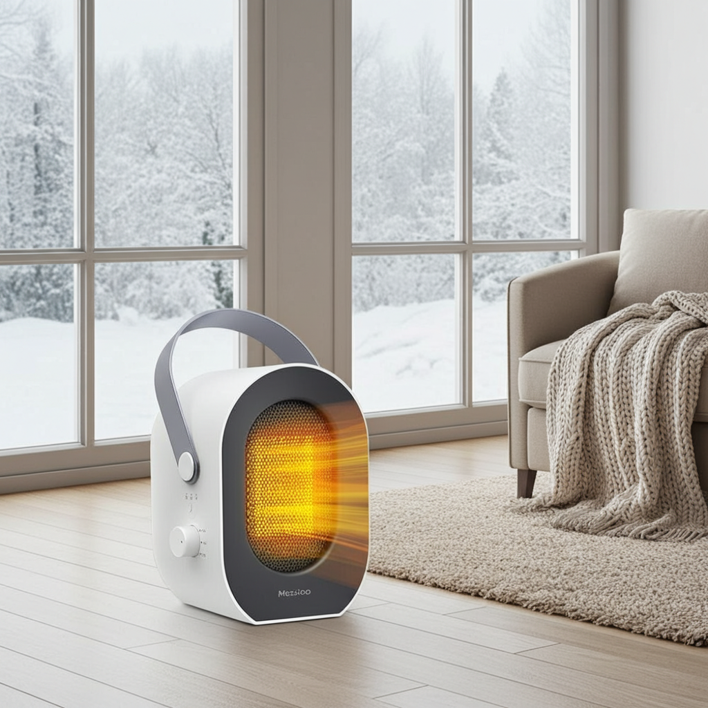 Fan Heater 2 Modes Mini Portable Electric Great Design 600W New