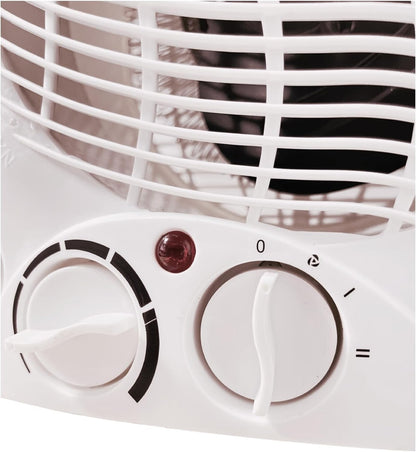 Fan Heater 2KW 2000W Small Portable Electric Hot Warm Air Upright