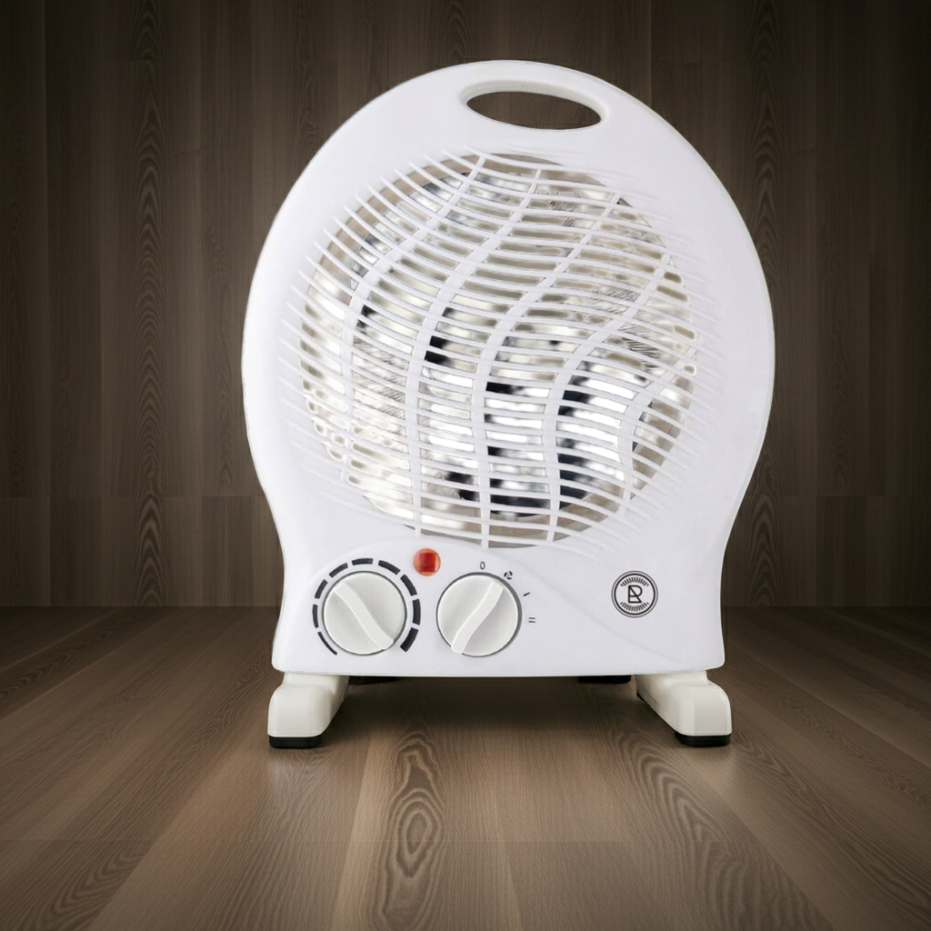 Fan Heater 2KW 2000W Small Portable Electric Hot Warm Air Upright