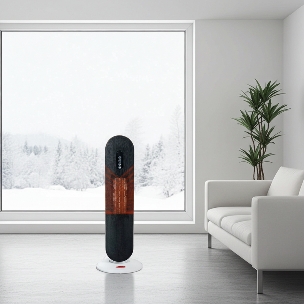 Oscillating Digital Tower PTC Ceramic Heater Portable Space Heater 2000W