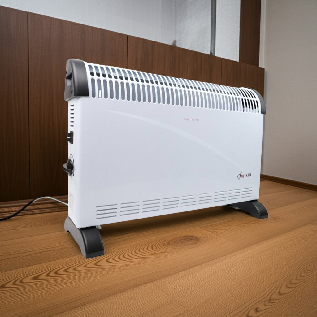 Free Standing Convector Radiator Heater with Adjustable 3 Heat Settings 2000W