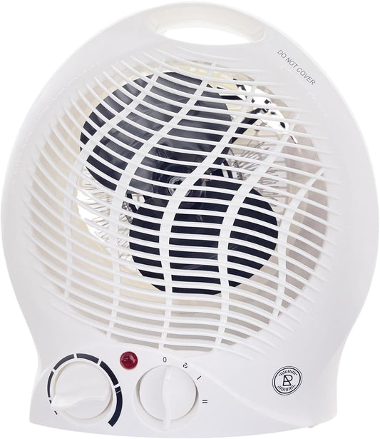 Fan Heater 2KW 2000W Small Portable Electric Hot Warm Air Upright